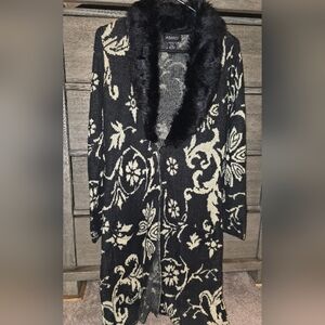 Women's long vintage sweater
